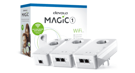 devolo Magic 1: Mesh-WiFi και Powerline με ταχύτητες έως και 1.200 Mbps devolo Magic 1: Mesh-WiFi και Powerline με ταχύτητες έως και 1.200 Mbps